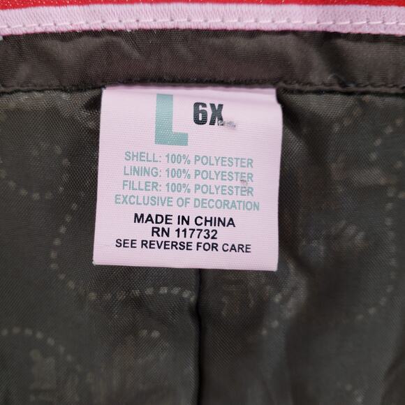 Zero Exposure Girls Brown Snow Ski Bib Overall Pants Size L 6X - Picture 15 of 16